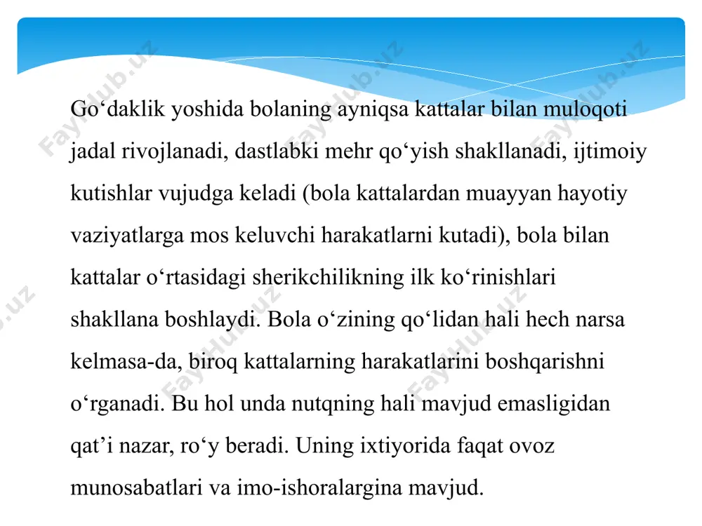 nutq rivojlanishi haqida mulohazalar - Page 5