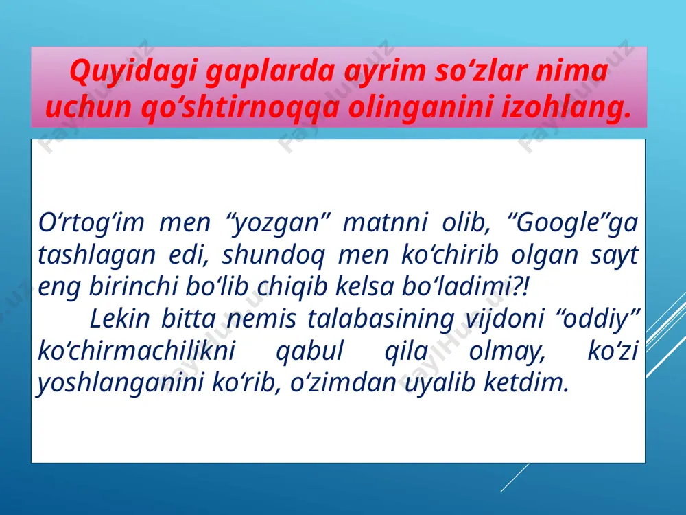 tavsiyanoma yozish dars rejasi - Page 5