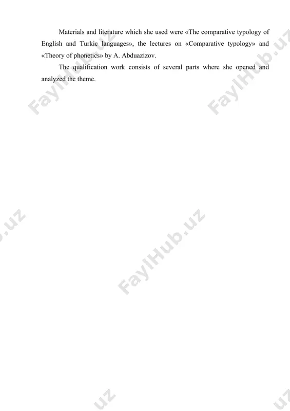 of mood, tense, aspect, voice, person, number etc., noun – case, number, adjective – comparison, etc. the parts of speech also differ from each other in their syntactic function; e.g. verbs are used in the sentence structure as predicates, nouns-as subjects, adjectives-as attributes etc. all words of the comparing languages may be divided into three main groups: 1. notional words 2. structural words 3. independent elements notional words have distinct lexical meanings and perform independent syntactic functions in the sentence structure, they serve as primary or secondary parts of the sentence. to this group belong the following parts of speech: noun, verb, adjective, pronouns, numerals, statives and adverbs. it should be kept in mind that statives in uzbek are otter interchanged with adjectives and not treated as an independent part of speech. structural words differ from the notional words semantically their lexical meaning is of a more general character than …