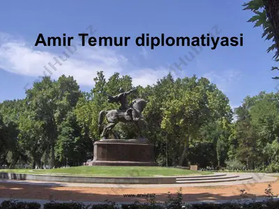 amir temur diplomatiyasi — PPT