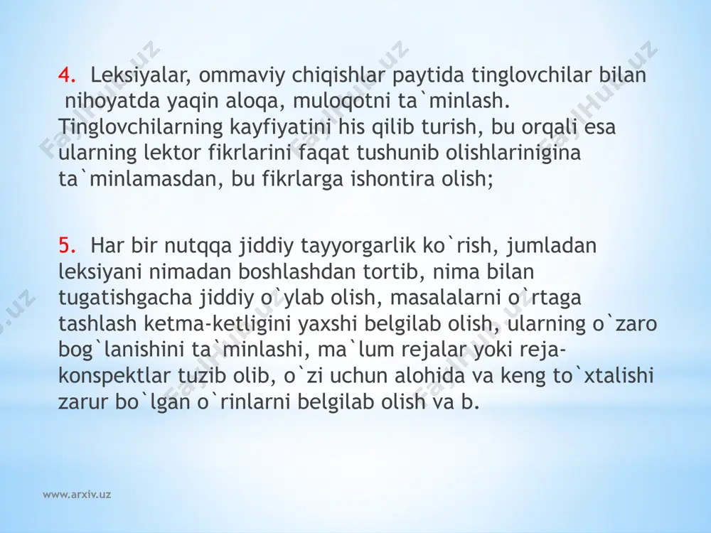 ommaviy nutq tayyorlash qoidalari - Page 3