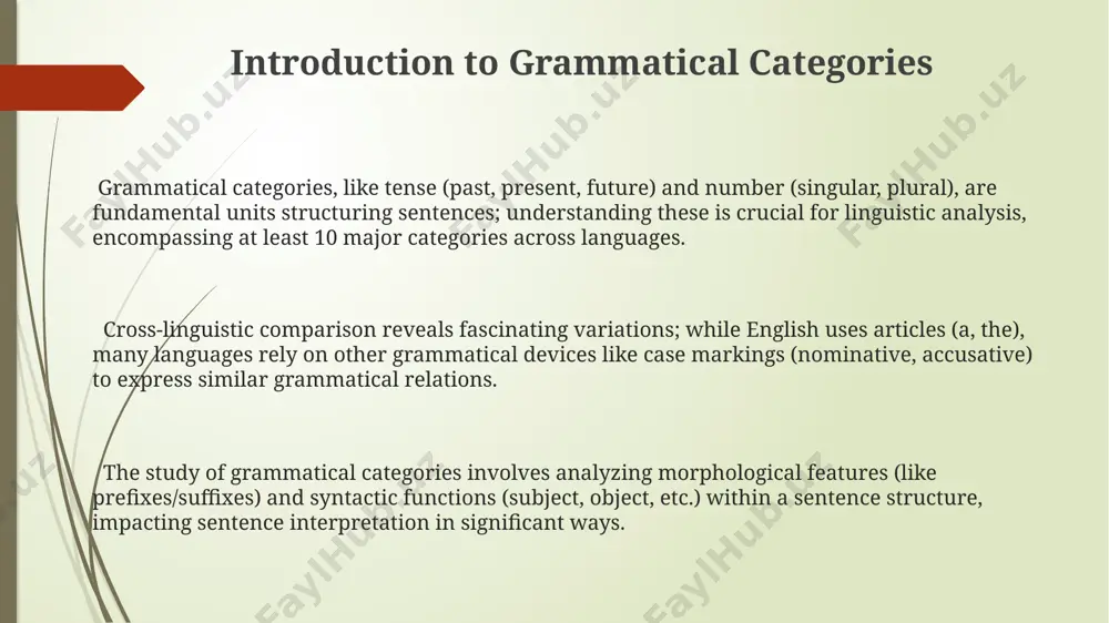 typology of grammatical categories in english and native languages - Page 3