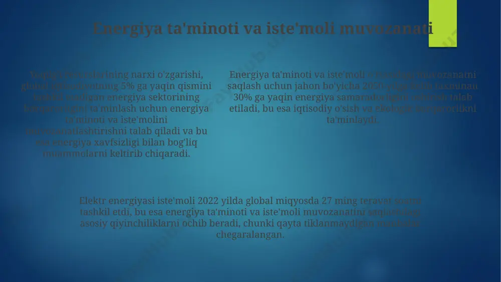energiya resurslari turlari va ularning xususiyatlari - Page 5