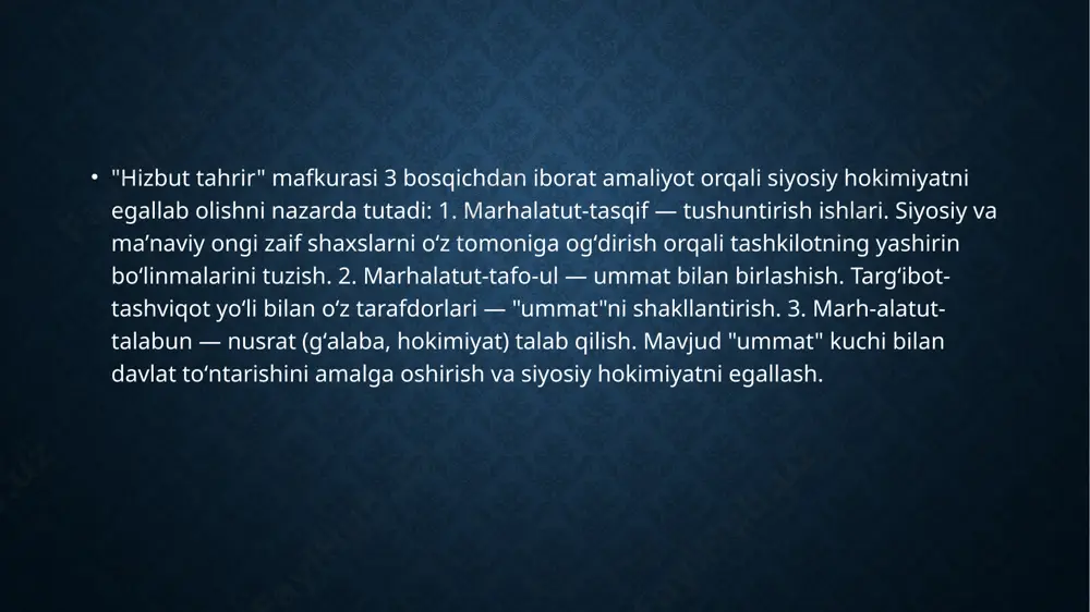 "hizb at-tahrir al-islomiy" - Page 4