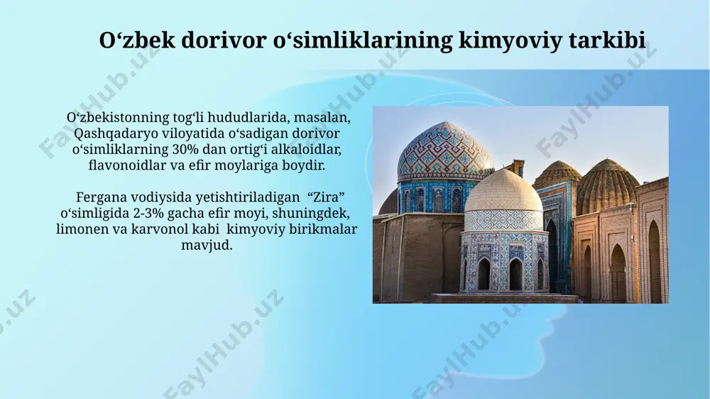 õzbekiston hududida tarqalgan dorivor õsimliklar - Page 5