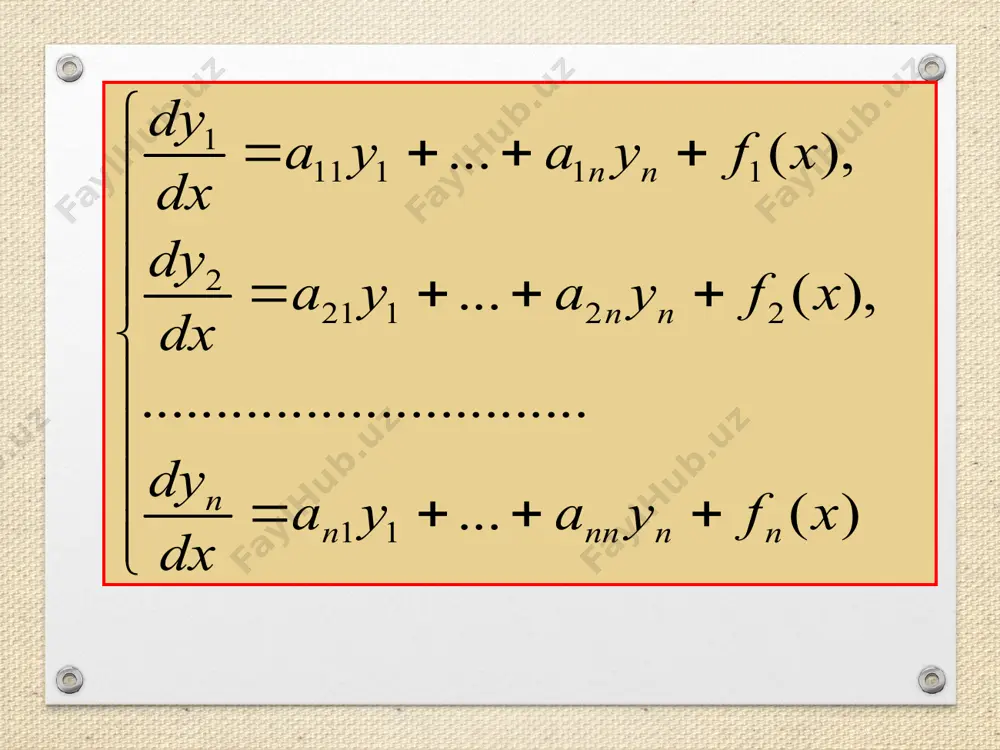 chiziqli differensial tenglamalar sistemasi - Page 4