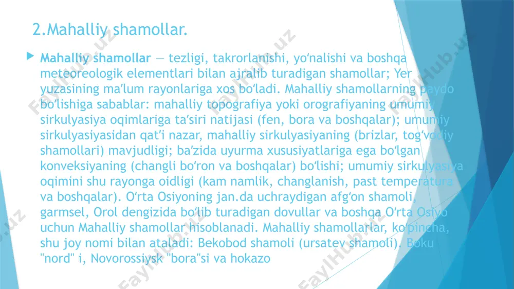 umumiy tabiiy geografiya fanidan taqdimot - Page 5