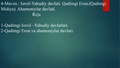 qadimgi yaqin sharq civilizatsiyalari — PPTX