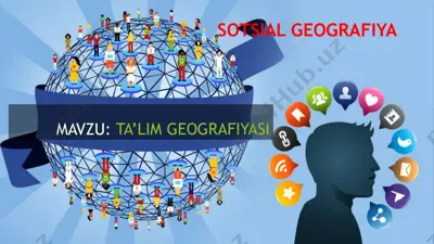 ta’lim geografiyasi — PPTX