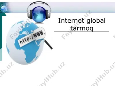 internet global tarmoq — PPTX