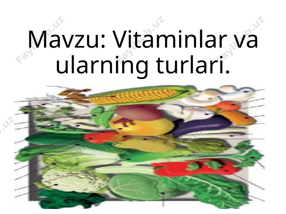 avitaminoz a ning belgilari: ko‘rish o‘tkirligini pasayishi, qorong‘ida ko‘rmaslik, ya’ni shabko‘rlik kasalligi vujudga keladi, qoplovchi to‘qimalar quriydi, ayniqsa, ko‘zning shilimshiq pardasi qurib, ko‘z shox pardasining ko‘rishi-kseroftalmiya grekcha xeros quriq, ophtalmos ko‘z atamalaridan olingan kasalligi kelib chiqadi, o‘sishni to‘xtashi, og‘irlikni pasayishi va organizmni oriqlab ketishi kuzatiladi. askorbin kislotasining tabiiy manbalari vitamin c organizmni kasallikka qarshi kurashish qobiliyatini kotaradi. qon tomiri tizimi va terida dog paydo bolmasligi uchun zarur. bu vitamin barcha sitrus mevalarda, qulupnoy, malina, karam, petrushka, ukrop, qizil qalampir va baqlajonda kop boladi. c vitamini barcha mevalarda va yam-yashil kokatlarda mavjuddir. shipovnik, qora smorodina, oblepixa, shirin bulgor qalampiri, ukrop, petrushka, gulkaram va karamda, apelsin, qulupnay, olmalar, gilos, shavel, shpinat, kartoshka va boshqa mahsulotlarda mavjuddir. c vitamini yetishmasa uning yetishmovchiligi terini rangsiz qilib, inson tez charchaydigan bolib qoladi. organizmda c vitamin yetishmasa, togay va suyak toqimalari tuzilishi buziladi, lavsha (singa) kasalligi roy beradi. organizmda askorbin kislota hosil bolmaydi va toplanmaydi. vitamin …