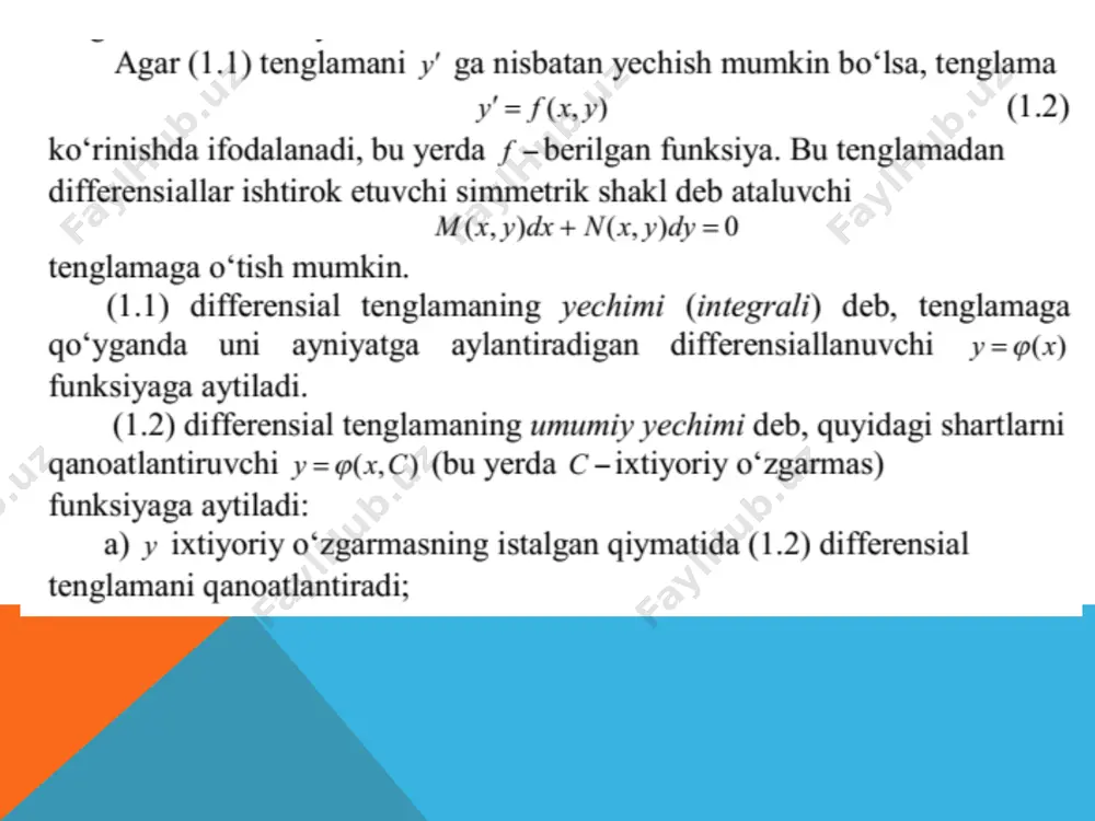differensial tenglamalar - Page 3