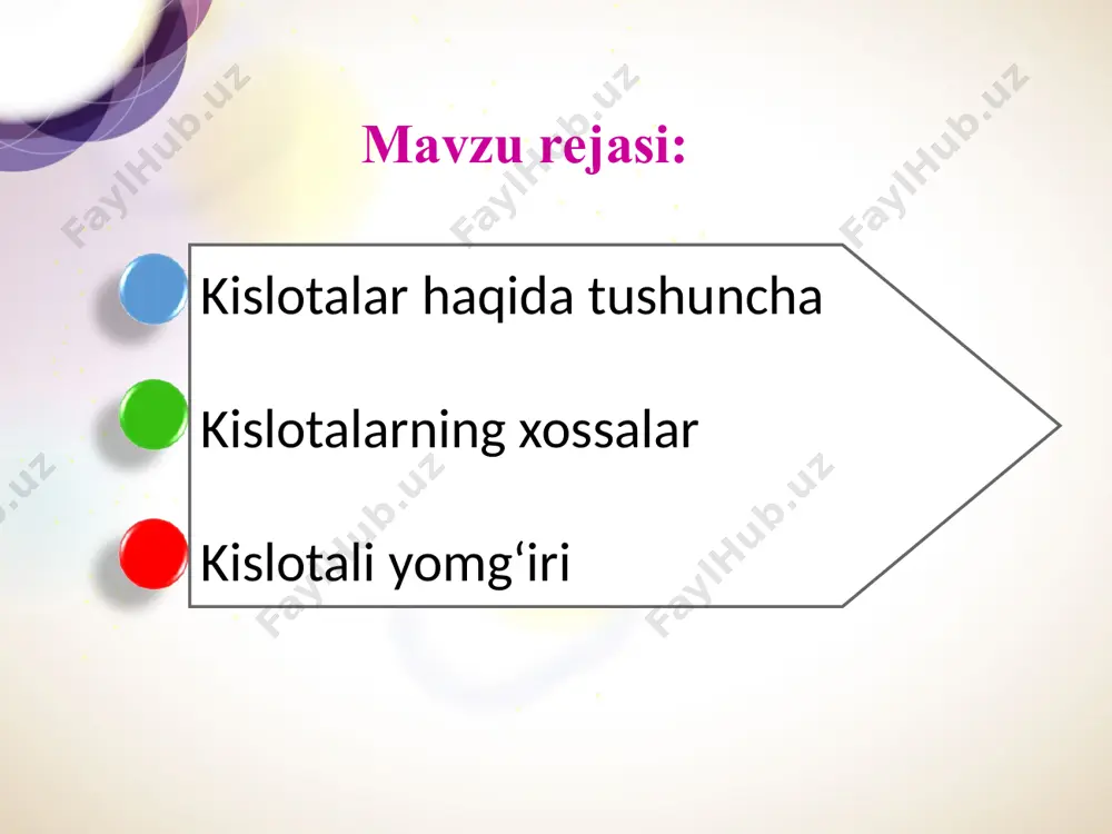 kislotalarning metallar bilan o’zaro taʼsiri va kislotali yomg’ir - Page 3