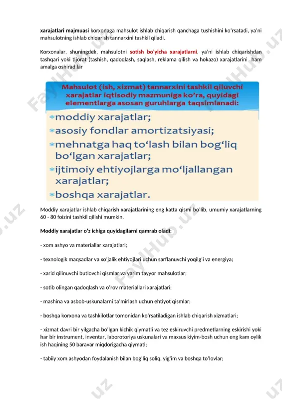 kaizen-kosting tizimlari koʻpincha birgalikda qoʻllaniladi. ushbu tizimlar umumiy maqsadga ega – maqsadli narxga erishish, faqat yangi mahsulot yoki ishlab chiqarishni rejalashtirish bosqichida target-kosting va kaizen-kosting – ishlab chiqarish bosqichida. baʼzi mualliflar benchmarking kabi usulni ajratadilar.[15] ushbu tizimning mohiyati kompaniyaning koʻrsatkichlarini raqobatchilarning eng yaxshi koʻrsatkichlari bilan taqqoslashdir, korxona raqobatchilardan orqada qolib, bu kechikishning sabablarini bartaraf etadigan pozitsiyalar aniqlanadi. benchmarkingning asoslari bu raqobatchilardan foydalanish boʻlib, raqobat sharoitida har doim ham imkoni yoʻq. tahlil ob’ektlari ishlab chiqarish jarayonlari, mehnatni ragʻbatlantirish tizimi va boshqalar boʻlishi mumkin.[7] korxona va uning raqobatchilari faoliyatini tavsiflovchi koʻrsatkichlarga xarajatlar, tannarx, narx, foyda va boshqalar kiradi. shuni taʼkidlash joizki, benchmarking mustaqil tizim sifatida emas, balki xarajatlarni hisobga olish va ishlab chiqarish xarajatlarini hisoblashning boshqa usullarini toʻldiradi. yana bir zamonaviy hisoblash tizimi-bu hayotiy sikl xarajatlarini boshqarish (life-cycle) tushunchasidir. u aqsh mudofaa vazirligi tomonidan hukumat mudofaa loyihalari doirasida ishlab chiqilgan. ushbu usul bilan xarajatlarni tasniflashning zarur elementi ularning hayotiy sikl bosqichlari boʻyicha …