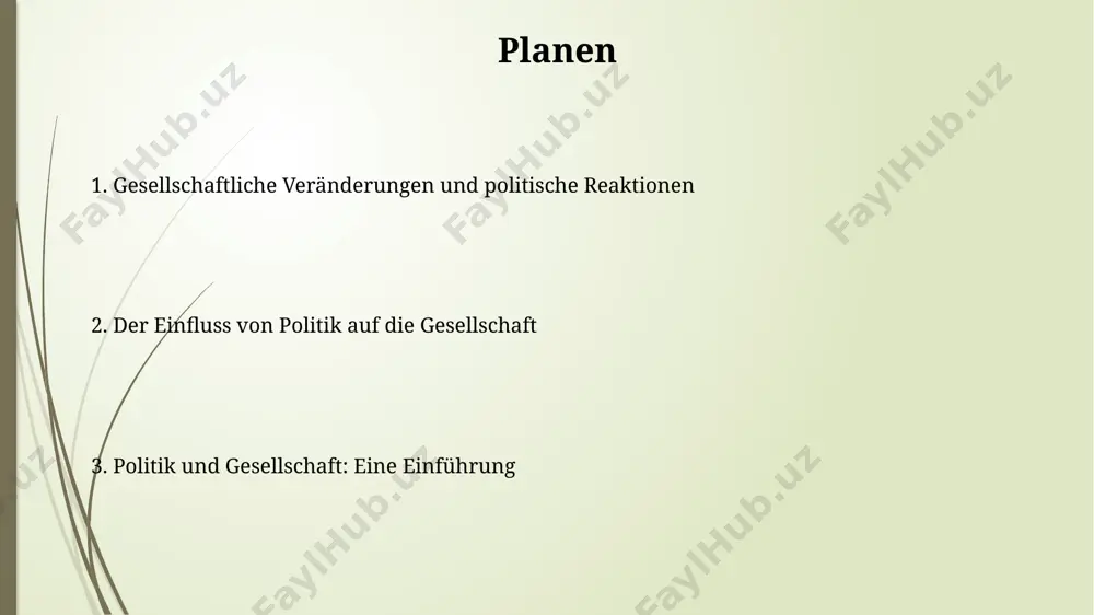 n, deregulierung und einem stärkeren fokus auf wirtschaftlichem wachstum (z.b. durch eine prozentuale senkung der körperschaftssteuer) führen kann. politik und gesellschaft: eine einführung umfragen zeigen, dass zwischen 60-70% der deutschen mit der funktionsweise der demokratie zufrieden sind, jedoch zunehmende politikverdrossenheit ein problem darstellt. die deutsche gesellschaft ist durch ein mehrstufiges föderalsystem mit 16 bundesländern strukturiert, was die politische entscheidungsfindung komplexer gestaltet. zukunftsperspektiven von politik und gesellschaft die digitalisierung verändert arbeitsprozesse fundamental. bis 2030 könnten laut oecd-studien über 14% der arbeitsplätze durch automatisierung wegfallen, was soziale umverteilung und politische reaktionen erfordert. bis 2050 prognostizieren experten einen globalen bevölkerungswachstum auf über 9 milliarden, was zu verstärktem ressourcenwettbewerb und neuen politischen herausforderungen im bereich nachhaltigkeit führt. politische systeme im vergleich deutschlands parteienlandschaft umfasst über 10 parteien im bundestag, im gegensatz zu den usa mit einem zweiparteiensystem, demonstrierend unterschiedliche grade an politischer pluralität. das französische präsidialsystem konzentriert viel macht beim präsidenten, anders als das …