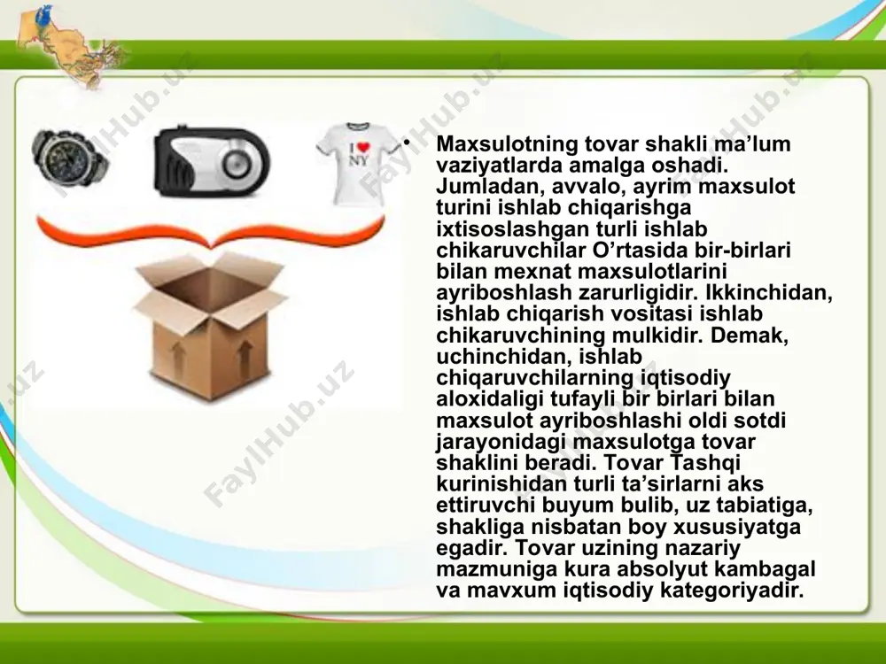 tovar va uning xususiyatlari 2 - Page 5