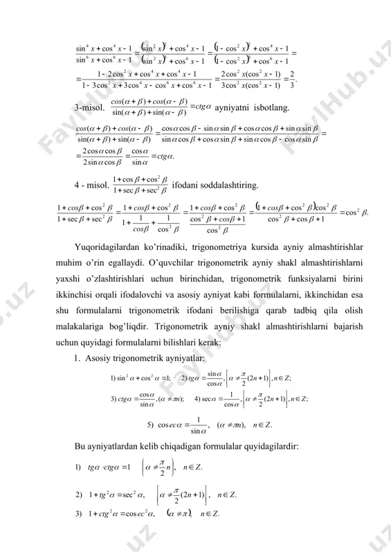 ni toping. 5. ikki xonali sonning raqamlari yig’indisi eng kichik ikki xonali songa teng. o’nlar xonasidagi raqam birlar xonasidagi raqamdan to’rt marta kichik. bu sonni toping. 6. a) hamma raqamlari turlicha eng katta; b) hamma raqamlari turlicha va 4 ga bo’linuvchi eng katta sonni toping. 7. hamma raqamlardan tuzilgan a) 5 ga bo’linuvchi; b) 20 ga bo’linuvchi eng kichik sonni toping. 8. 4⋅12 +18:6 + 3 - ifodaga qavslarni qo’yib a) 50 sonini; b) mumkin bo’lgan eng kichik sonni hosil qiling. 9. 88888888 yozuvda raqamlar orasiga (+) ishorasini qo’yib, 1000 sonini hosil qiling. 10. yigirmata besh raqami yonma-yon yozilgan: 555...5. shu raqamlardan ba’zilarining orasiga (+) ishorasini qo’yib, 100 sonini hosil qiling. 11. 1: 2 : 3: 4 :5: 6 : 7 :8:9 ifodada qavslarni natija a) eng kichik; b) eng katta bo’ladigan qilib qo’ying. 12. birlar xonasidagi raqamdan etti marta katta bo’lgan butun sonni toping. 13. uch xonali son 4 …