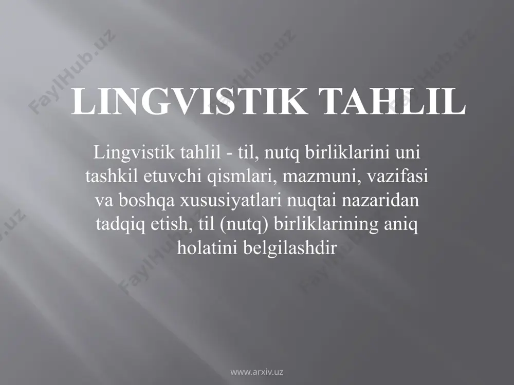 lingvistik tahlil va uning turlari - Page 4