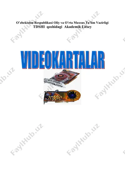videokartalar — DOC