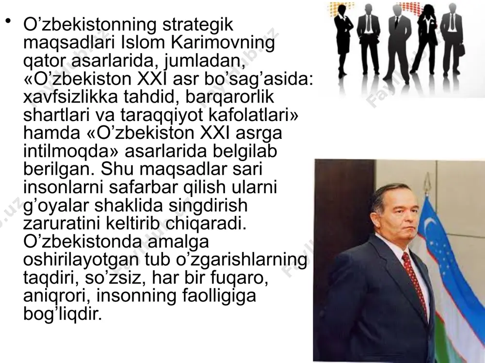atvori bilan o’zgalarga ibrat bo’ladigan bilimli, ma’rifatli kishilarni tushunamiz». image2.jpeg image3.jpeg image4.jpeg image5.jpeg image6.jpeg image7.jpeg image8.png image9.jpeg image10.jpeg image11.jpeg image1.jpeg