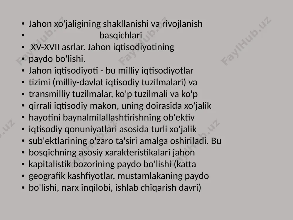 mehnat taqsimotining bo‘linishi va jahon xo‘jaligi - Page 4