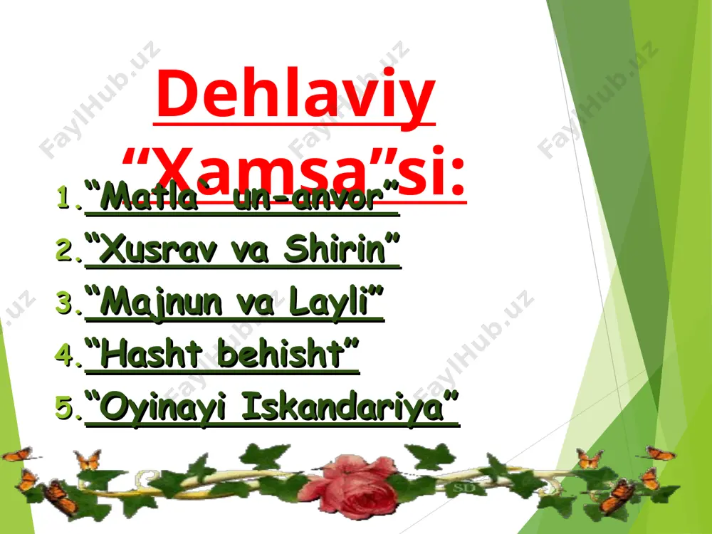 alisher navoiy va xamsachilik tarixi - Page 4