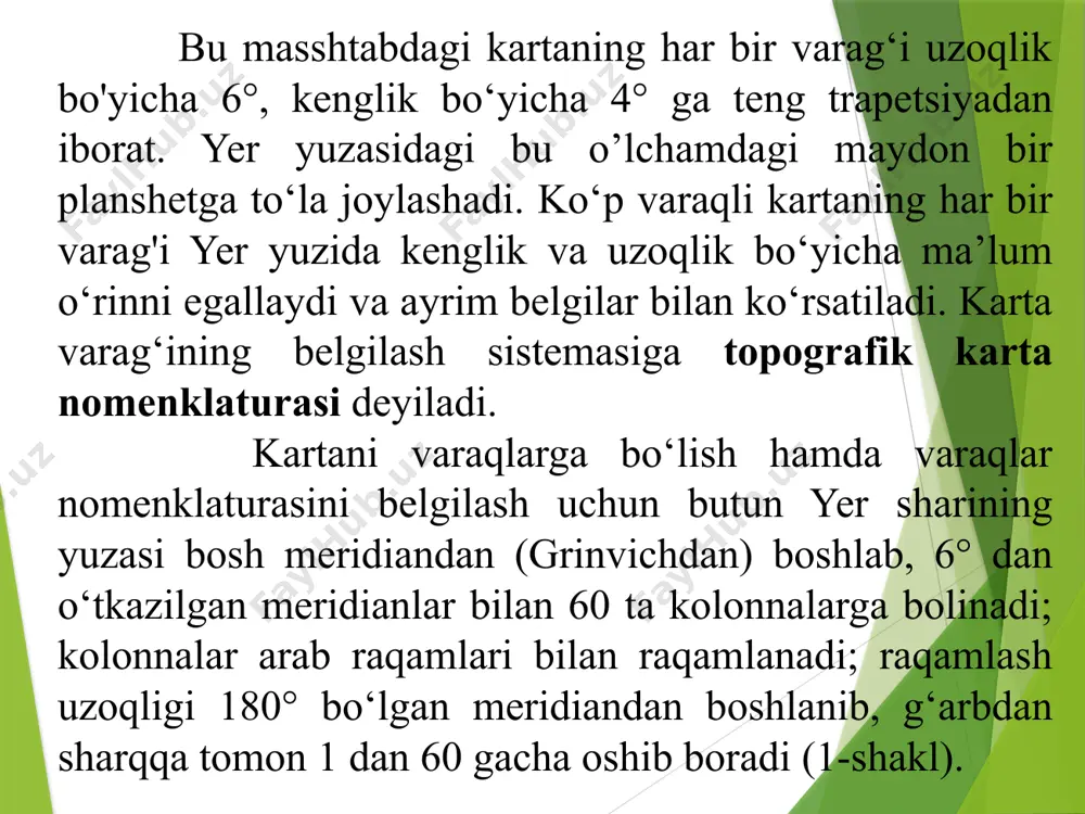 topografik plan va kartalar nomenklaturasi - Page 5