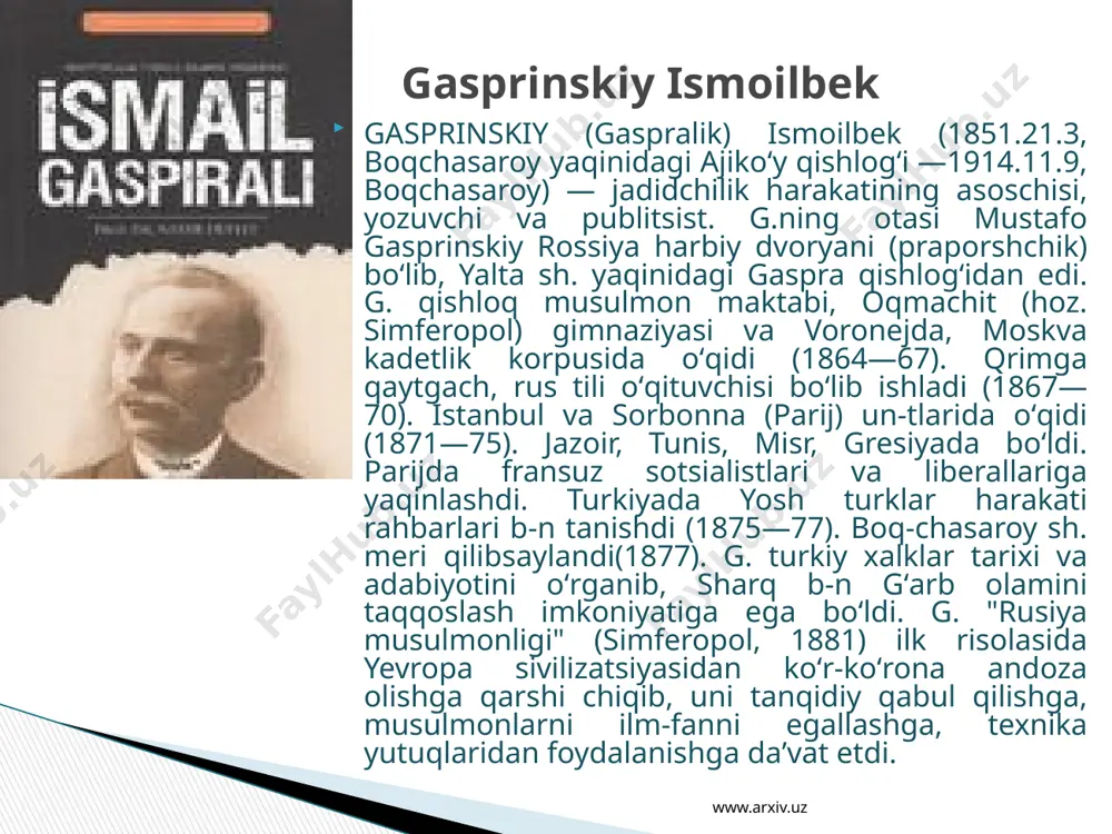 «xurshid» nomli gazeta 1906 yilning sentyabridan noyabrigacha chiqqan bo‘lib, unga munavvarqori abdurashidxonov muharrirlik qilgan. bu gazeta ham qaysi guruh yoxud partiyaga mansub emasligini e’lon qilsa-da, yerli bo‘lmagan sarmoyadorlarni tanqid ostiga olgani, millatni uyg‘otish yo‘lida harakkat qilgani uchun yopildi. jadidlar millatni ma’rifat orqati ozodlikka chiqarsa bo‘ladi deb bilishardi. «turon» gazetasida mirmuhsin shermuhamedovning «tarixiy ikki voqea» (1917) maqolasi e’lon qilinib, muallif unda ma’rifat dushmanlarini qattiq tanqid qildi, hatto buxorodagi bunday kishilarni «buxoro mikroblari» deb atadi. bu maqolani e’lon qilgan «turon» gazetasi yopib qo‘yildi, muallifi esa dinsizlikda ayblanib, sazoyi qilindi. umuman olganda, jadidchilik harakati turkistonning rivojlanishida muhim ahamiyat kasb etdi. jadidchilik harakatining natijasi o‘laroq turkiston hayotida jiddiy ilg‘or madaniy jarayonlar kechdi. o’lkada teatr vujudga keldi, fan-texnikaga qiziqish kuchaydi, milliy til qadriga ahamiyat ortdi, tor biqiqlikdan chiqib, farzandlarni jahon ma’naviyatiga, ma’rifatiga oshno qilish tamoyili mustahkamlandi, uy-joy tutish, muomala-munosabat, kiyim-kechak, tabobat, me’morchilik, matbaa, aloqa masalalarida jahonning ilg‘or tajribalarini o‘zlashtirish boshlandi, ommaviy kutubxonalar ochildi va hok. …
