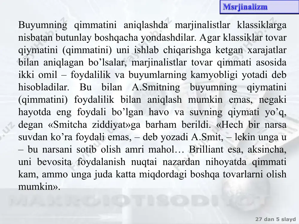 marjinalizm iqtisodiy taʼlimoti - Page 5