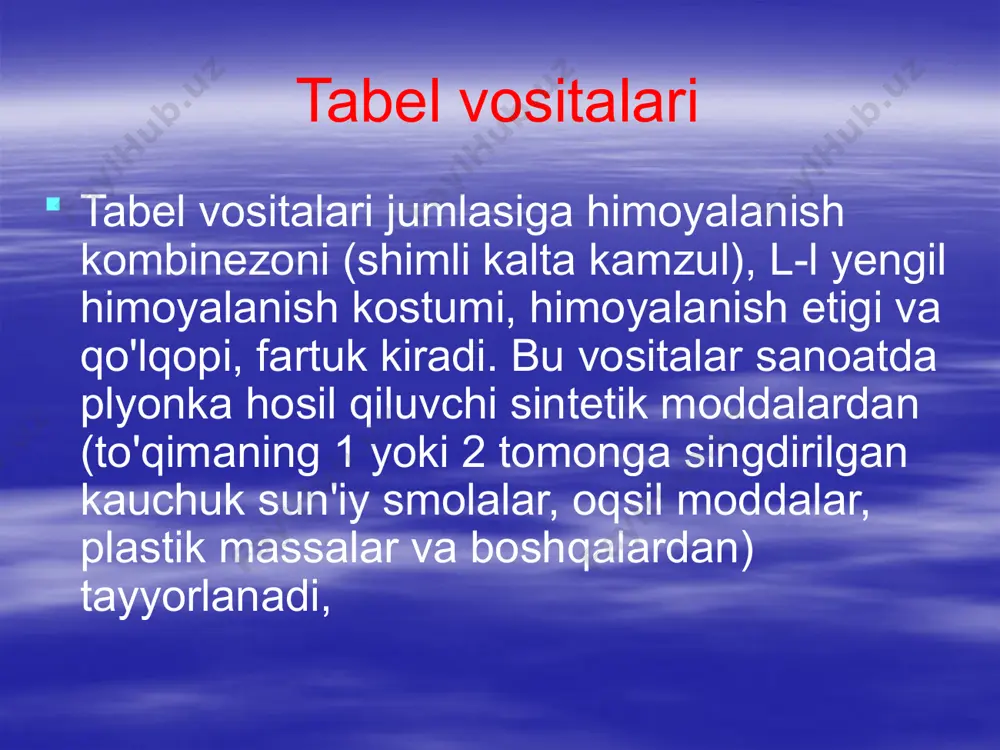 terini himoyalovchi individual vositalar - Page 3