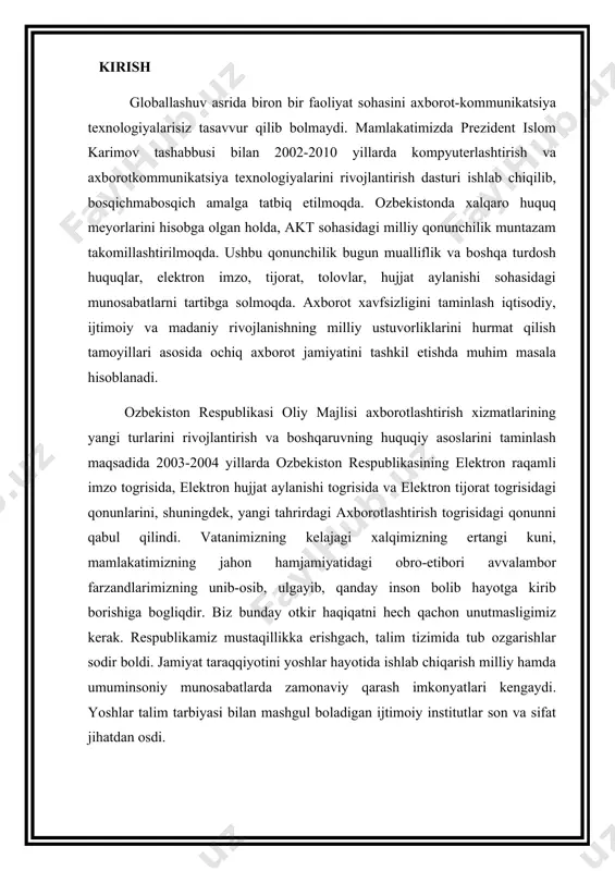 ratur formulalar va mathcad tizimi. ishning maqsadi va vazifasi: aniq integral va uning bazi bir tadbiqlari o�rganish, integral va integral tenglamalarni taqribiy yechishni o�rganish. o�rganib chiqilgan metodlarni amalda qo�llash uchun mathcad tizimi imkoniyatlarini ko�rsatish. aniq va taqribiy yechimlar orasidagi farqlarni tahlil qilish. natijalarning ilmiy yangiligi va amaliy ahamiyati: aniq integrallarni taqribiy hisoblash uchun qurilgan interpolyatsion va yuqori tartibli kvadratur formulalar, integral tenglamlarni taqribiy yechishni mathcad tizimida algoritm va dastur tuzildi. ushbu algoritmlardan amaliy masalalarni yechishda foydalanish katta ahamiyatga ega ekanligi ko�rsatildi. ma�lumki, matematika fani tabiat va jamiyatda kechayotgan jarayonlarni o`rganish va tahlil etishda asosiy vositalardan biri sifatida e�tirof etiladi. ushbu vositalarning imkoniyatlaridan samarali va tez suratlar bilan foydalanishni kompyuter texnologiyalari yutuqlarisiz tasavvur etib bo`lmaydi. masalan, ko`p holatlarda vujudga keladigan matematik muammoni tez va berilgan aniqlikda hal etish uchun professional matematikdan o`z kasbi bilan bir vaqtda ma�lum bir algoritmik tilni bilishi talab qilinar edi. lekin muammo shundaki, matematiklar ichida dasturlash muhitlarining …