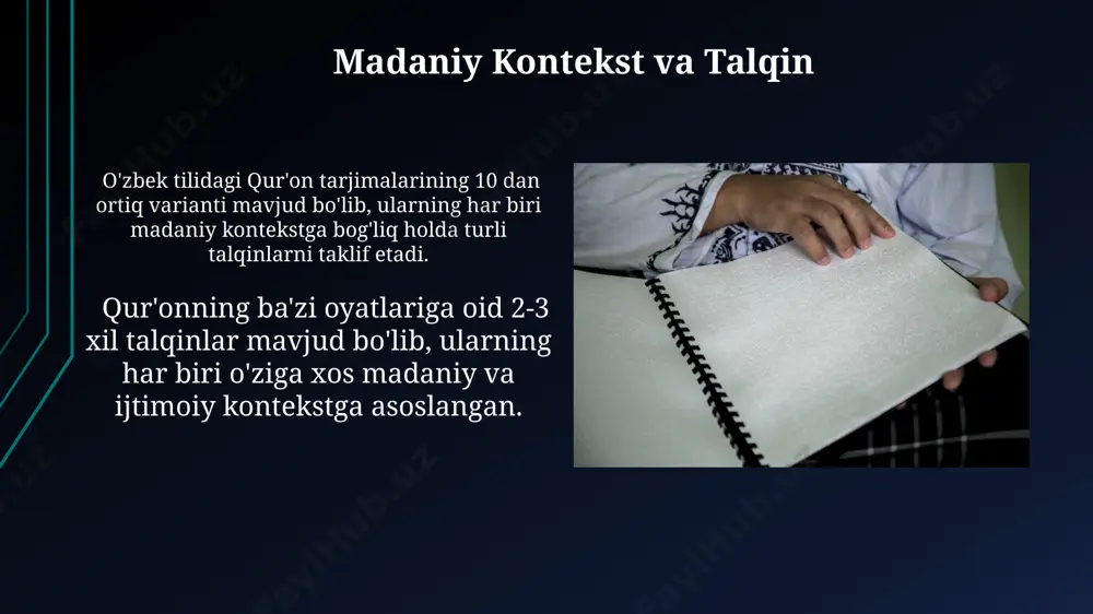 quronning oʻzbek tilidagi tarjima va tafsirlari - Page 4