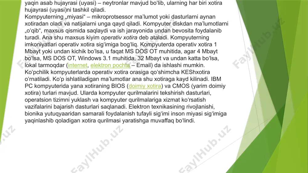 xotira tizimlari va arxitekturasi - Page 5