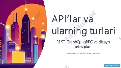 api'lar va ularning turlari — PDF