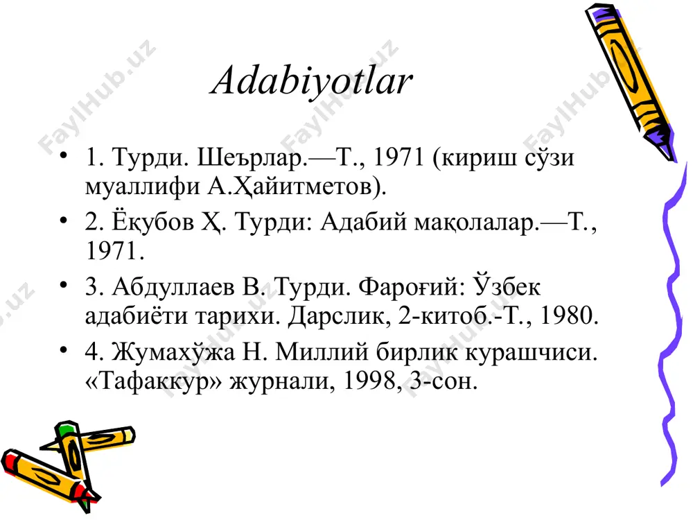 turdi farog’iy hayoti va ijodi - Page 2
