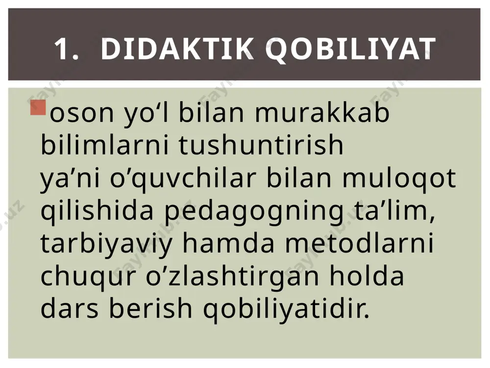o’qituvchi faoliyati va pedagogik qobilyatlar - Page 5