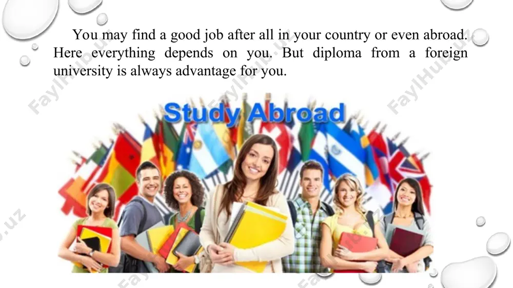 studying abroad. taqdimot 11 bet. - Page 5