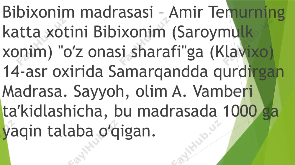 bibixonim madrasasi - Page 3