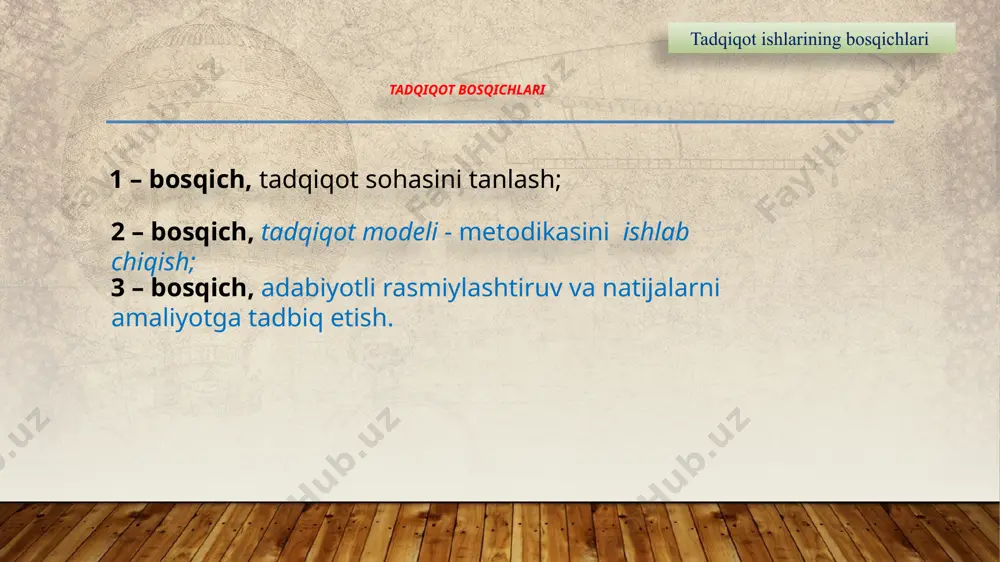 tadqiqot jarayonibosqichlari - Page 4