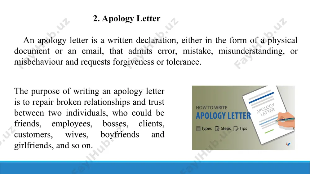 9.2. types of letters (complaint, request, apology). taqdimot 12 bet - Page 5