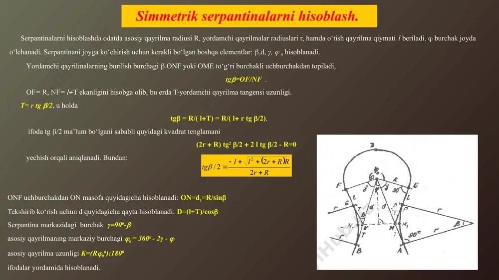 serpantinani dastlabki hisoblari va serpatinani rejalash - Page 5