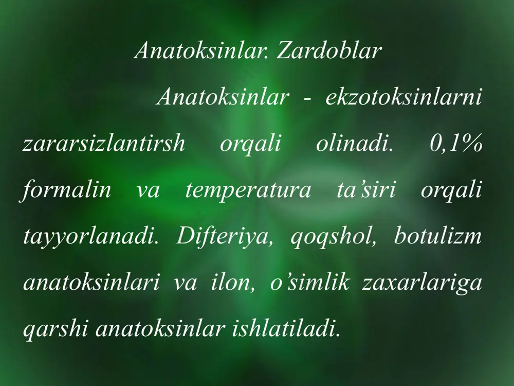 vaksinalar va zardoblar - Page 2