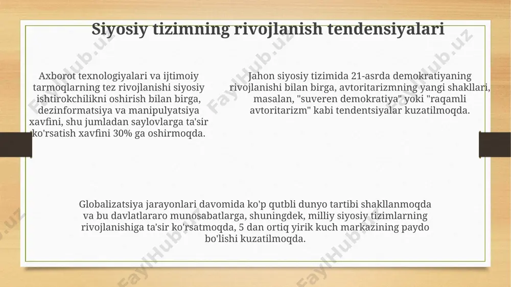 davlat tuzulish shakli. siyosiy tartibor - Page 5
