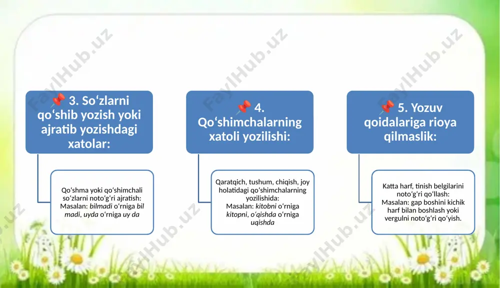 orfografik xatolarni aniqlash va bartaraf etish usullari - Page 5