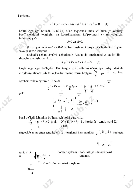 konussimon_sirtlar_sfera_aylanish_sirtlari_ikkinchi_tartibli - Page 5