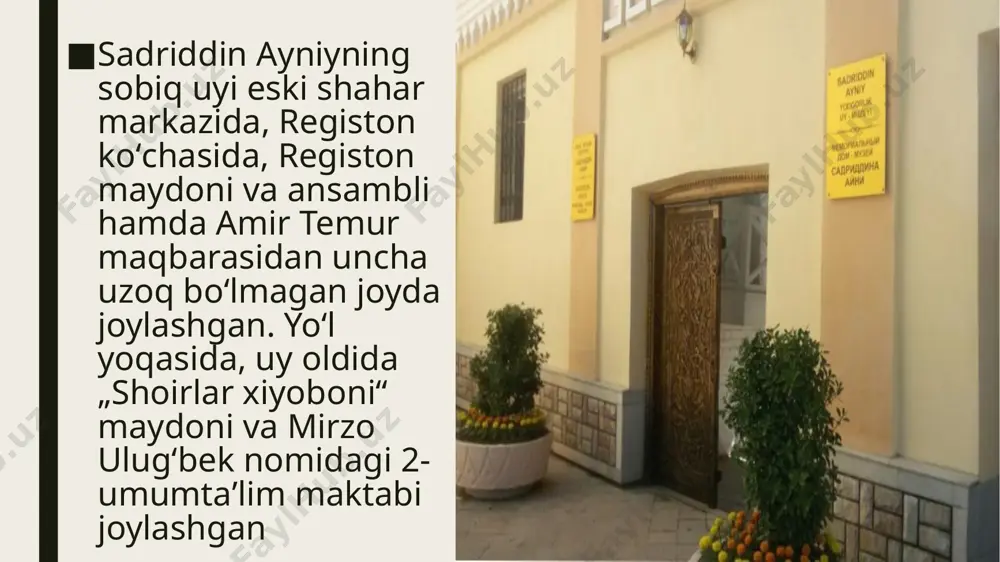 sadriddin ayniyning uy-muzeyi - Page 4
