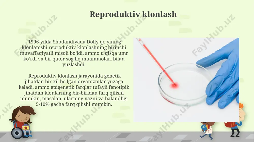 klon, klonlashtirish va uning klinik ahamiyati - Page 5