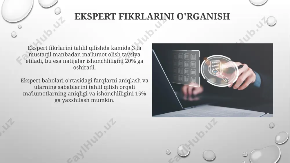 axborot manbalarining ishonchliligini baxolash usullari - Page 5