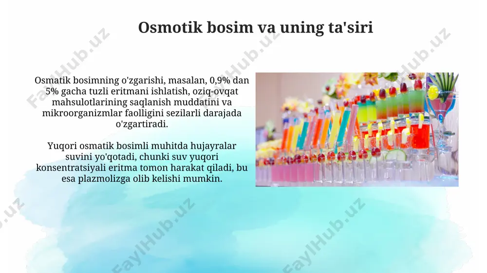 oziqa muhitida erigan moddalar konsentratsiyasi - Page 4