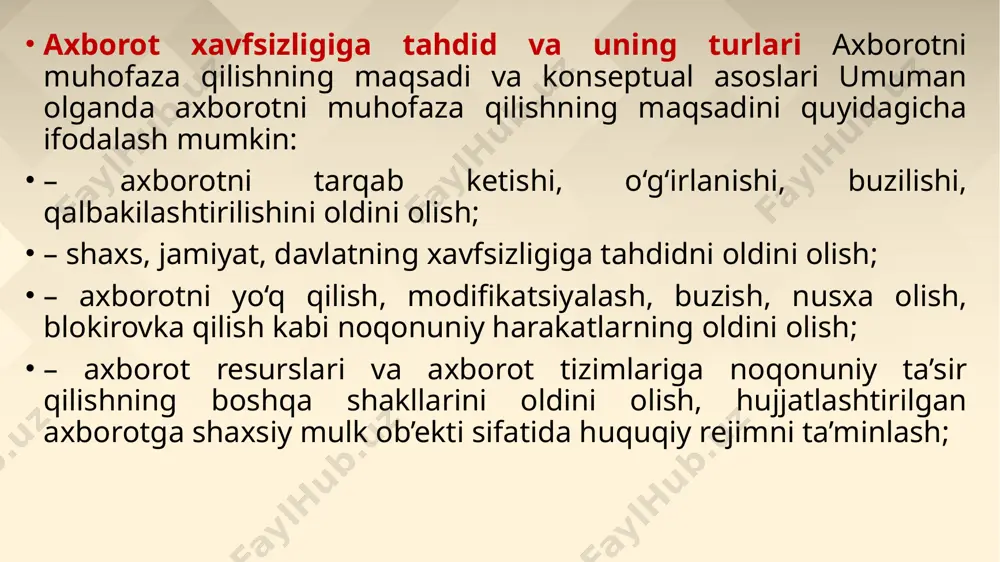 iqtisodiy axborotizimlarida axborotlarni himoyalash usullari - Page 4